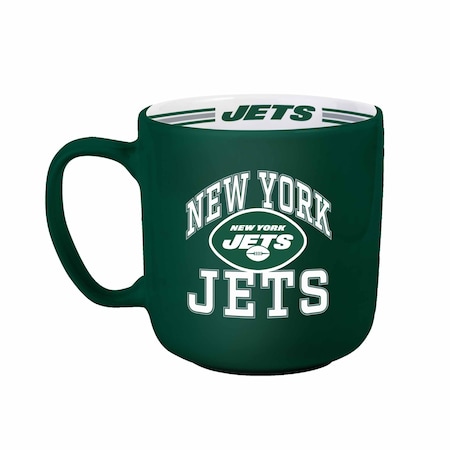 Logo Brands New York Jets 15oz Stripe Mug 622-C15SM